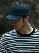 アウトドア用コットン製ダックビルキャップ【春夏用・ソフトブリム・男性用・キャンプスタイル】