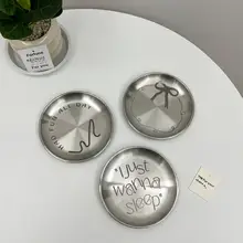 かわいいデザインのステンレス製マルチプレート【フルーツ・ケーキ・ピクニック用】（セットアップ対応）