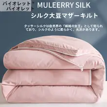 Violet バイオレットプラハ シルク羽毛布団【二合一・暖かくて冬用】（セットアップ対応）