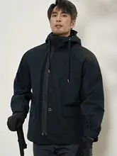 アウトドア用フード付きジャケット【防風・防水・秋冬用】