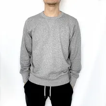 アメリカンレトロ デザインのクルーネックセーター【プレーン・秋冬用・ユニセックス】