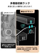 アクリル製 ネイルポリッシュ収納ラック【多層・化粧品用・光療ジェル対応】
