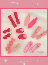 華やかな前髪用バンスクリップ【ピンク・デザイン性のあるヘアアクセサリー】