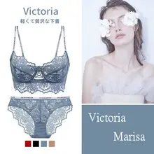 超薄レースブラジャー【セクシー・大きい胸を目立たなく・バストアップ】（セットアップ対応）