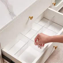 引き出し収納用プラスチック仕切り板【自由な組み合わせ・下着や靴下収納に最適】（セットアップ対応）