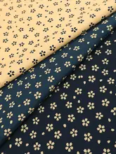 桜の花びらデザインの和風エプロン【コットン・手作り・平織り素材】