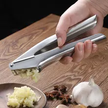 304ステンレススチール製 にんにく潰し器【手動・家庭用・キッチン用】