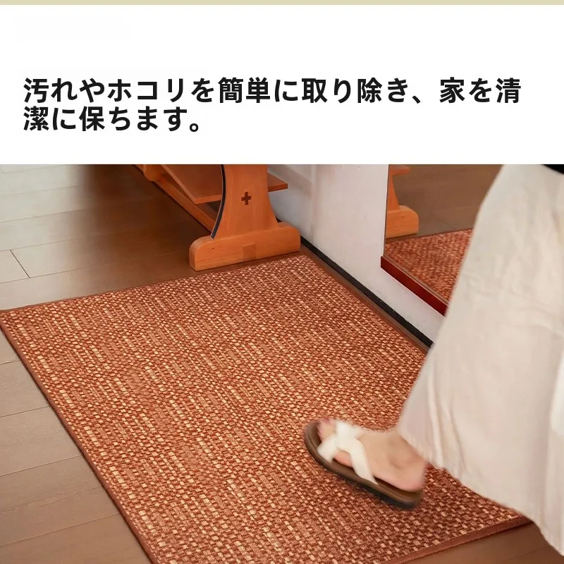 2畳サイズカーペットとしてのモダンシンプル防滑玄関マットの実用性と特性