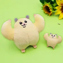 筋肉ハムスターのフィギュアストラップ【かわいい表情・ボディビルダー風】