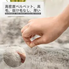お手入れ不要の薄手カーペット【リビング・寝室・ソファ用・極上の柔らかさ】（セットアップ対応）