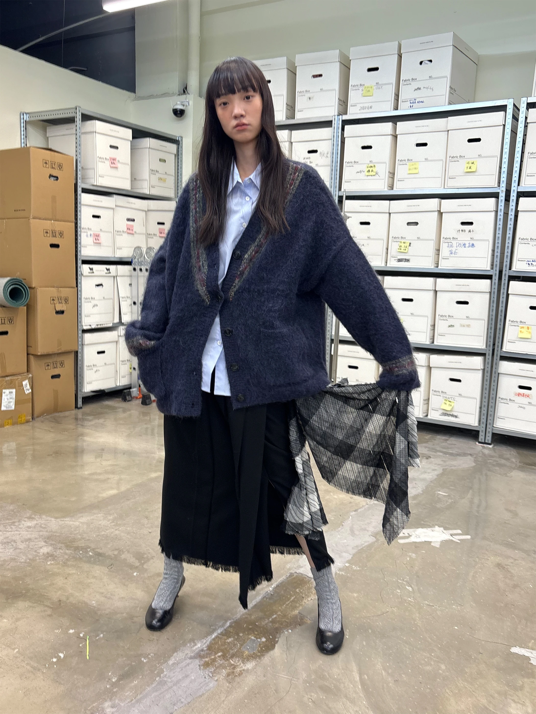 チェック柄レースハンドメイドフリンジマルチユーススカーフ：秋冬季の装飾性と機能性を兼ね備えたマルチ用途アイテム