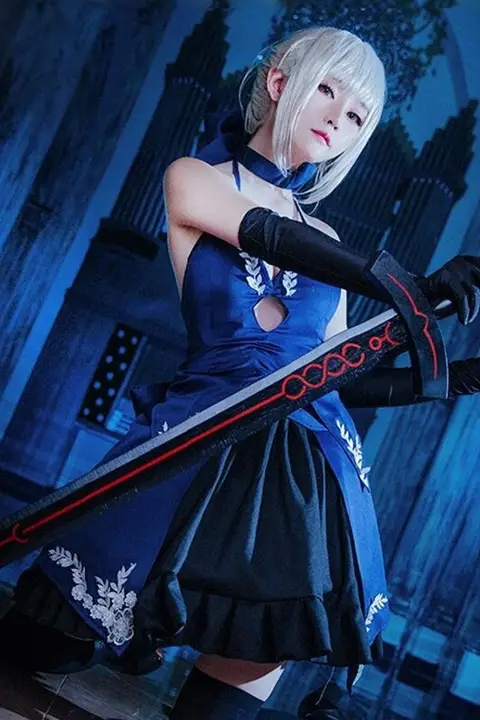黒いサーヴァントコスチューム【アルトリア・FGO・豪華なデザイン】
