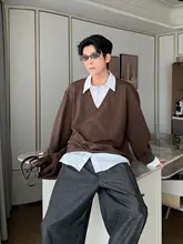 学院風デザインの半開襟シャツ【男児用・ゆったりシルエット・肌理感】（セットアップ対応）