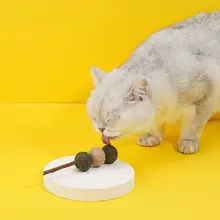 ZEZE 猫用ミントボールと歯磨きおもちゃ【耐噛性・猫の遊び道具】