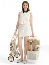 toodandan ペット用折りたたみキャリーカート【軽量・分離可能・犬猫用・外出用】