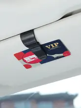 車内用 多機能サングラス収納ホルダー【サンシェード用・カードホルダー付き】