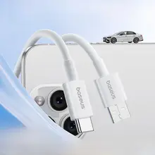 Appleデバイス対応充電ケーブル【CarPlay対応・USBからType-C変換・高速充電】
