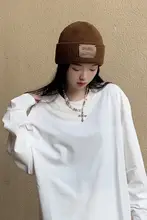 レトロブラウンニット帽【秋冬用・厚手・ユニセックス・個性的デザイン】