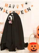 ペット用ハロウィンゴーストコスチューム【犬用ケープ・猫用変身衣装・撮影小道具】