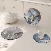 吸水性の高いデザインコースター【防滑・速乾・家庭用・お茶用】