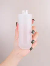 高級ガラス製化粧品ボトル【プッシュ式・スプレータイプ・美容液用】