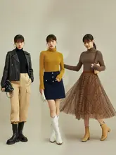 極上の柔らかさ！純羊毛セーター【ニット・クルーネック・長袖】