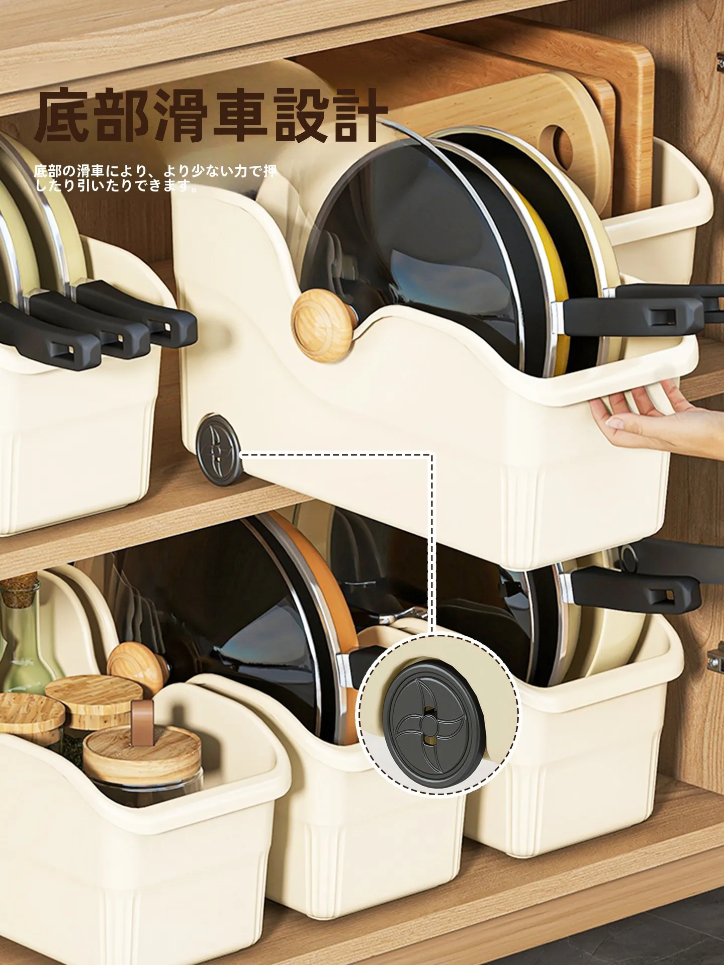 キッチン用鍋具収納ボックス：キャンプキッチン用品の収納効率を実証する多機能ラック