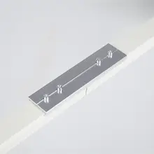 カーテンレール ダブルレール アルミ合金 超薄型 厚手 静音 スムーズ フック