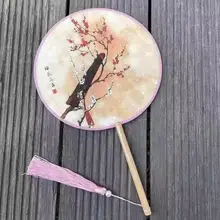 子供用レトロ風団扇【古典的なデザイン・中国スタイル・舞台用】