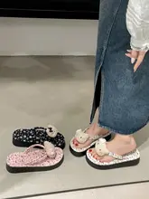 ビーチサンダル レディース 可愛い カートゥーン 厚底 滑りにくい カサ上げ お出かけ 夏