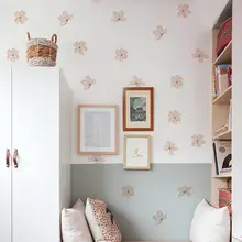 自粘式壁紙シール【北欧風・桜の花・子供部屋用・背景装飾】