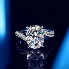 華やかなデザインの四爪ダイヤモンドリング【トルコ石型・純銀・結婚・プロポーズ用】