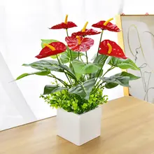 北欧風のフェイクグリーンデスクトップ飾り【小さな観葉植物・リビング用】