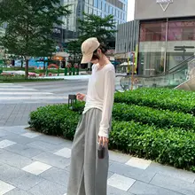 極上の柔らかさの天絲ウール混長袖インナーTシャツ【秋用・ゆったりフィット】