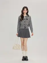 小柄向け 冬用コーディネートニットワンピース【カジュアル・二部構成】（セットアップ対応）