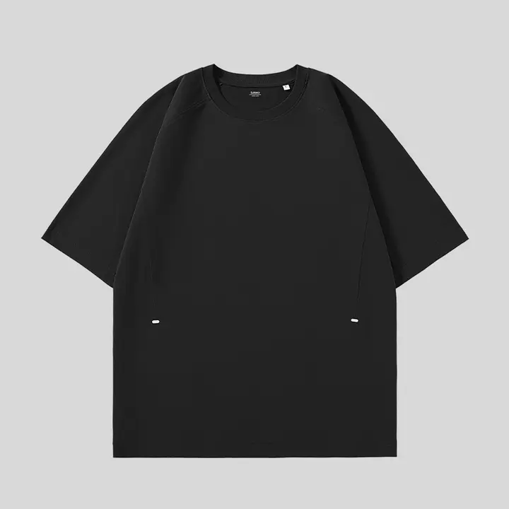 夏用 メンズスポーツ半袖Tシャツ【振袖デザイン・通気性優れた素材】