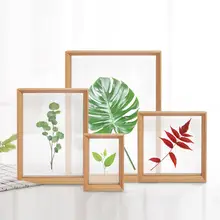 植物標本フレーム【DIY・アクリル製・両面透明・木製・押し花用】