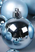 315cmティファニーブルーのクリスマスボールツリーリース装飾【造花・クリスマス装飾用】