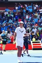 速乾性短袖テニスウェア【牛頭プリント・男性用・運動トレーニング】（セットアップ対応）