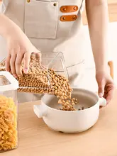 密閉容器 プラスチック製食品保存容器【麺・雑穀用・収納ボックス】