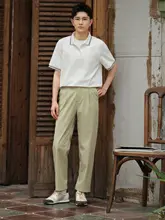爽やかでお手入れ簡単な学院風バイカラーPOLOシャツ【半袖・コットン素材】