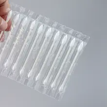携帯用個包装綿棒【ダブルヘッド・尖った先・100本入り】