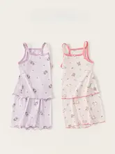 夏用可愛い子供用パジャマ【プリントデザイン・キャミソール・ショートパンツ・家庭用】（セットアップ対応）