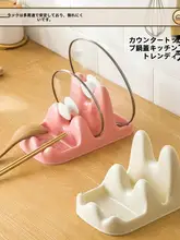 透明な二段鍋蓋スタンド【キッチン用・調理器具・カウンター収納】