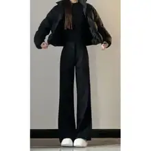 高身長向け すっきりとしたラインのデザイン スーツテーパードパンツ【極上の柔らかさ・高腰・したシルエット・ビジネスカジュアル】（セットアップ対応）