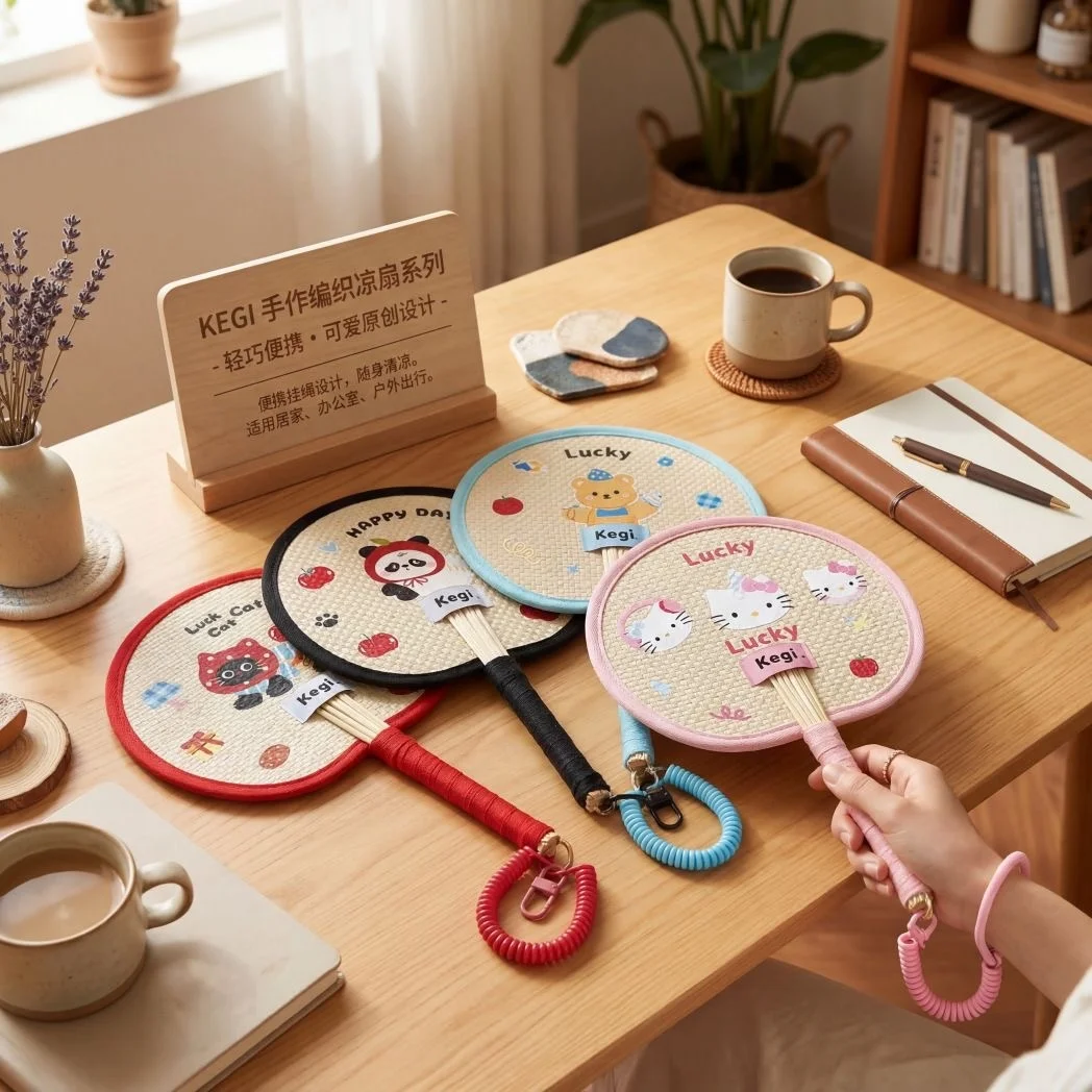 夏のキャンプで冷房をつけるための手編み扇子の活用法