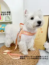 犬用 胸部ハーネスリード【防脱出・コーギー・ウエストハイランド・子犬対応】