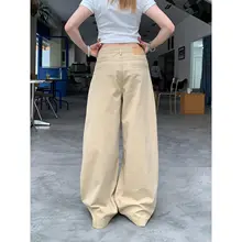 アメリカンビンテージスタイルのデザイン感溢れるストレートワイドパンツ【ユニセックス・フィット】（セットアップ対応）