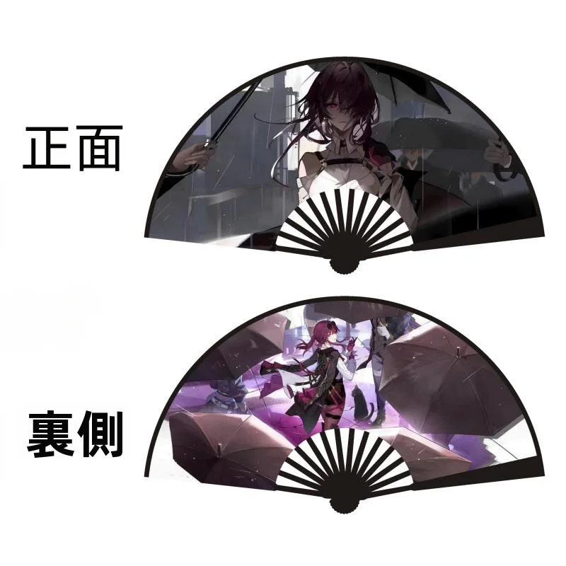 ゲーム用 アニメ関連商品 ダブルサイドシルク印刷の扇子【星穹鉄道コスプレデザイン】