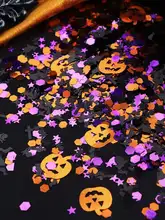 ハロウィン用かぼちゃ柄のネイル用ラメ【スカル・バット・キャットデザイン・秋冬用】